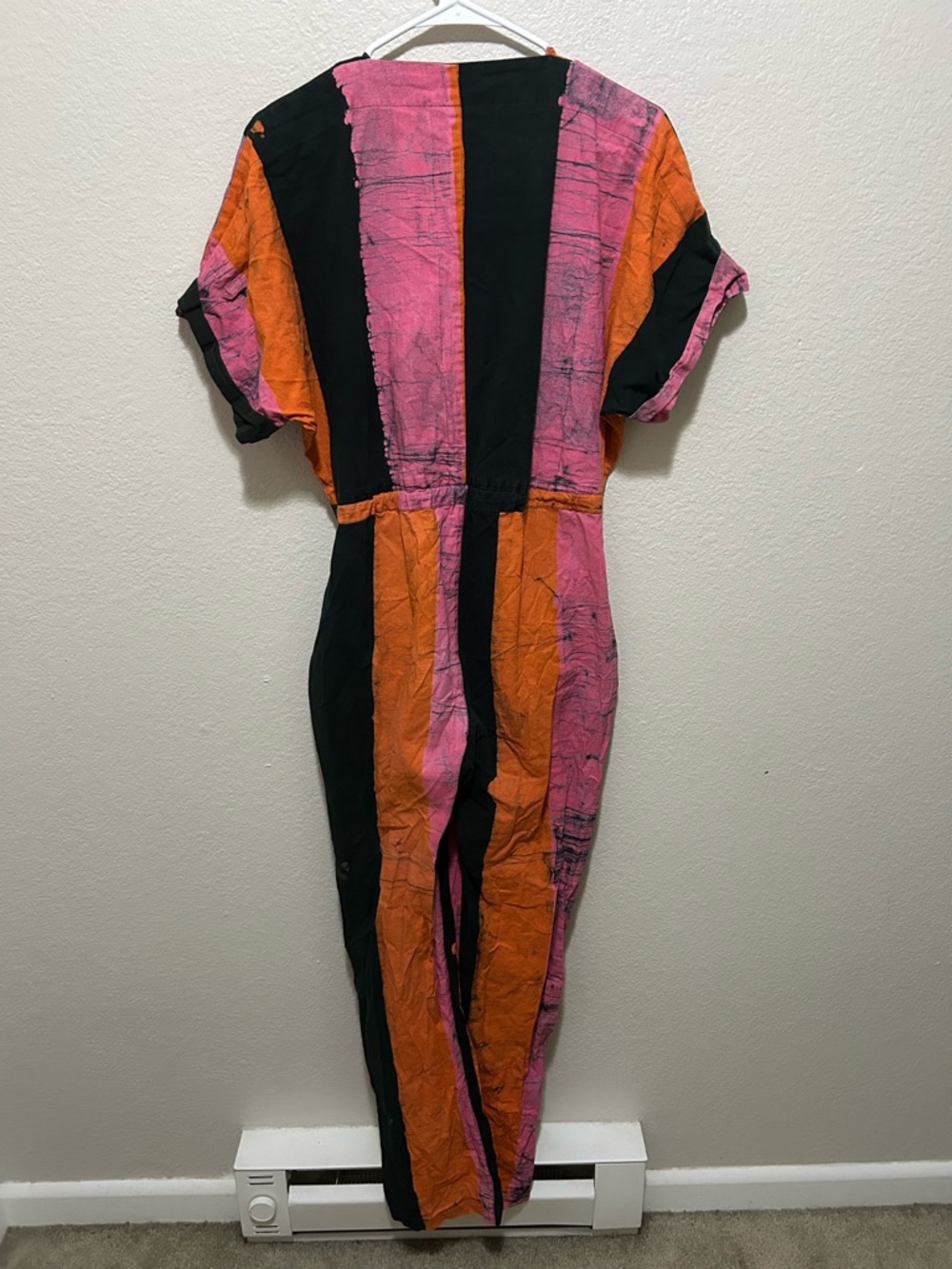 Osei-Duro Opus Jumpsuit “Carmine” – Hand-Batiked Slow Fashion Size XS - Picture 5 of 9